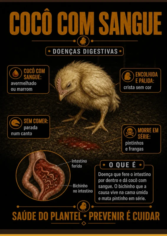 Doença de galinha ilustrada 5