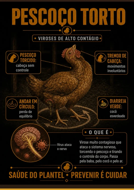 Doença de galinha ilustrada 3