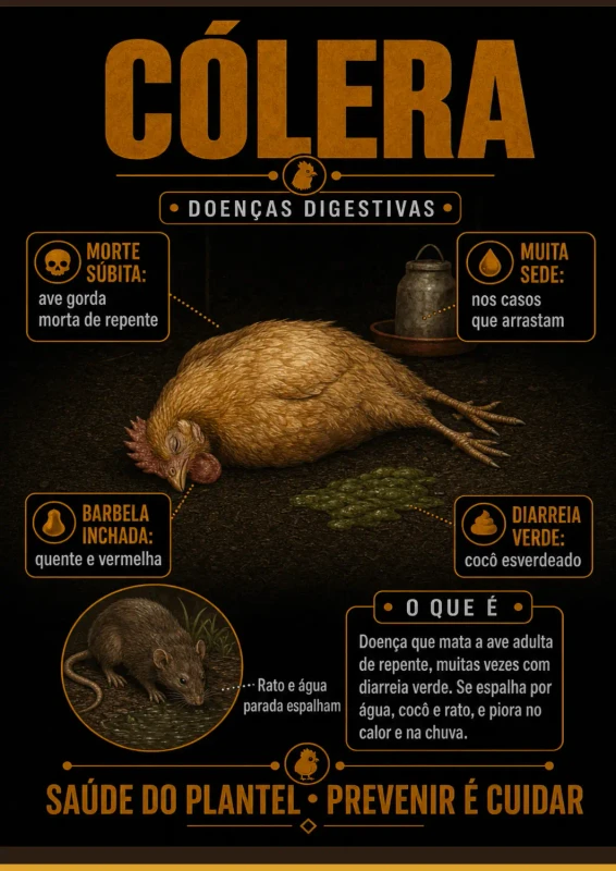 Doença de galinha ilustrada 6